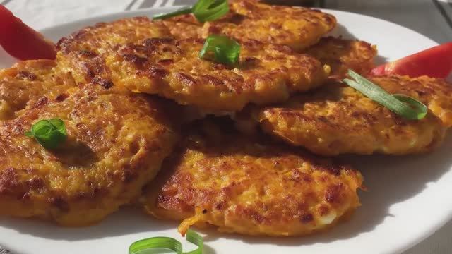 ДРАНИКИ ИЗ ТЫКВЫ с Ветчиной и сыром ! Рецепты из ТЫКВЫ!