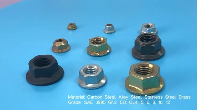 Hex flange nut- China factory JM