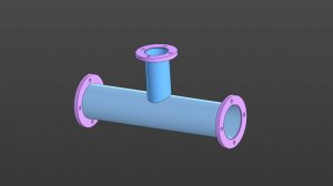 Как создать модель фланцевой трубы в 3д с чертежом в КОМПАС 3D. Урок