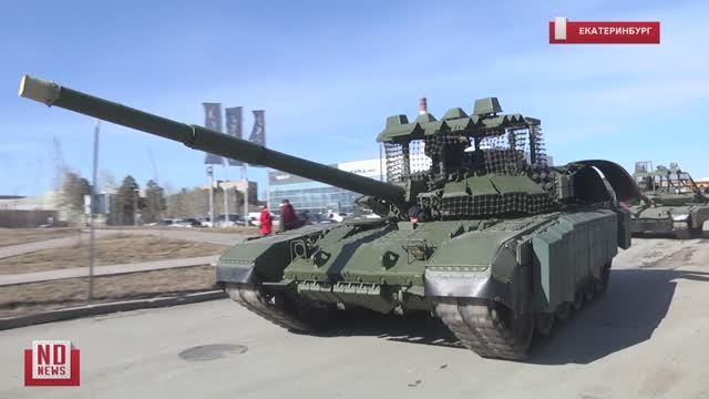 Репетиция парада Победы с танками