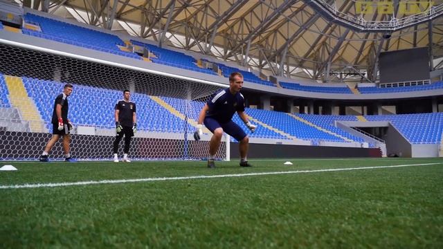 Предматчевая тренировка БАТЭ в Батуми.
