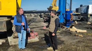 Напутственные слова перед испытанием Копровой мачты со Штанговым молотом DD-45