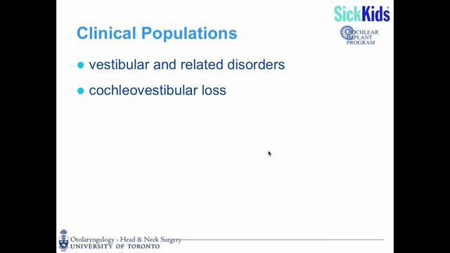 vHIT in the Pediatric Population смотреть онлайн