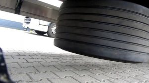 Крепление запаски на полуприцепе MEGA