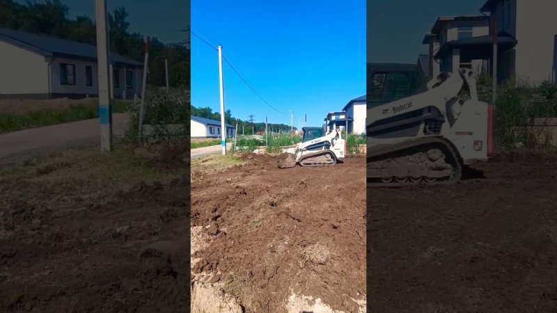 Планировка участка техникой #благоустройствоучастка