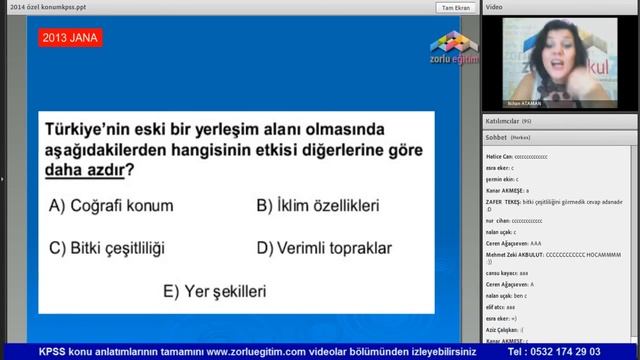KPSS COĞRAFYA 2014 Coğrafi konum 5 смотреть онлайн