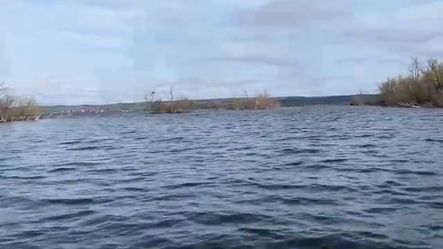 Весенняя рыбалка в Канаде🇨🇦или безрыбалка __ обжигаем чугунный казан в костре (360p)