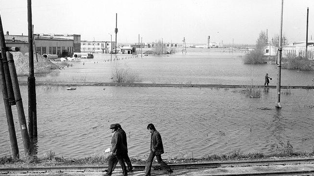 Ишим. Паводок 1986 год.