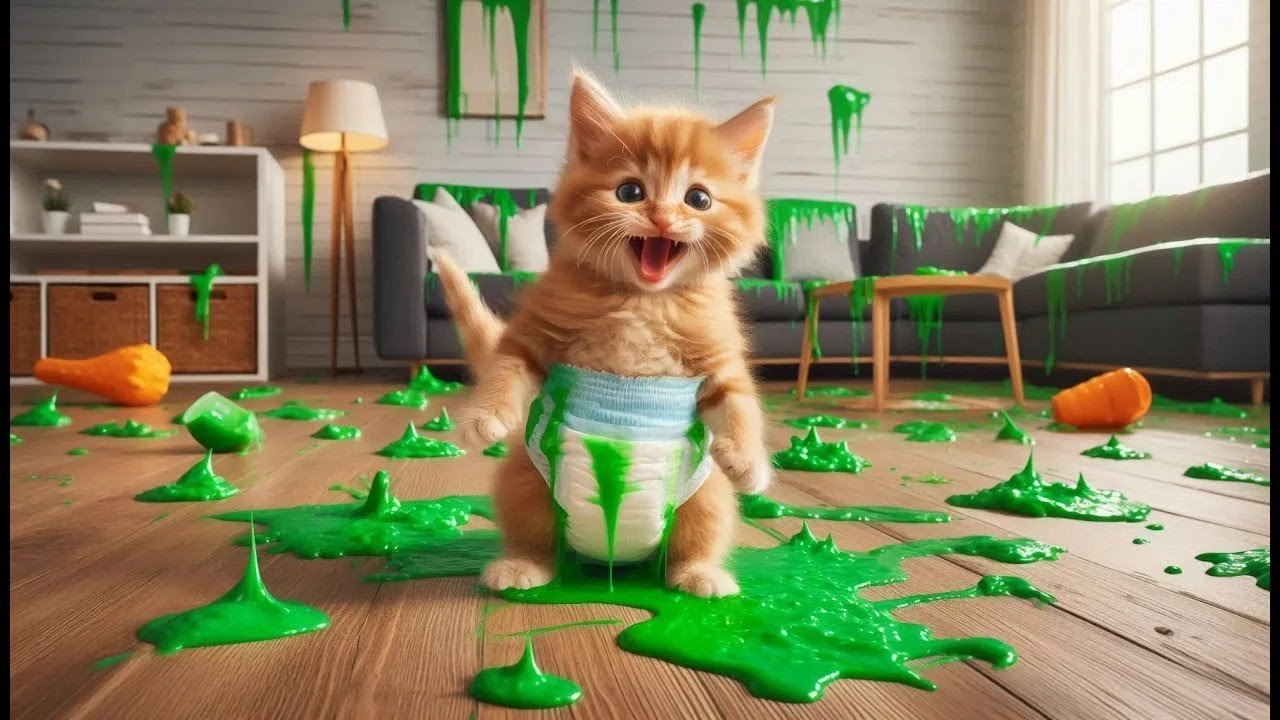 Видео для детей. Приключения котика. Котик играем. Детям