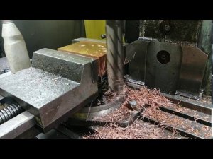 Фрезеровка меди.