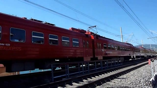 эд4м 1029 аэроэкспресс перегон Кудепста Адлер смотреть онлайн