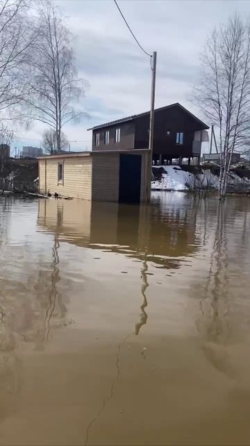 💦Под Чеховом в Подмосковье частично затопило деревню Чепелево💦