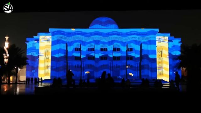 Sharjah Light Festivals Part2  A Journey from Sharjah to America  American University of Sharjah