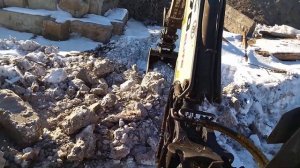 terex 970 работа задним ковшом