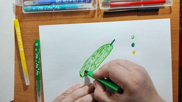 Рисуем Огурец