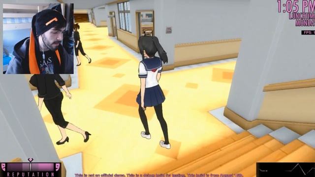 YANDERE DOENTIA E A KOKONA ISOLADA - Yandere Simulator l SenpaiTenta #16