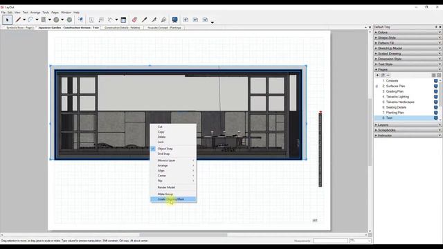 Layout for SketchUp -Clipping Mask or Cropping