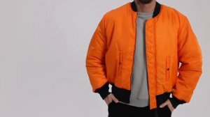 Бомбер Alpha Industries МА-1 Blue синий обзор | alphawear купить