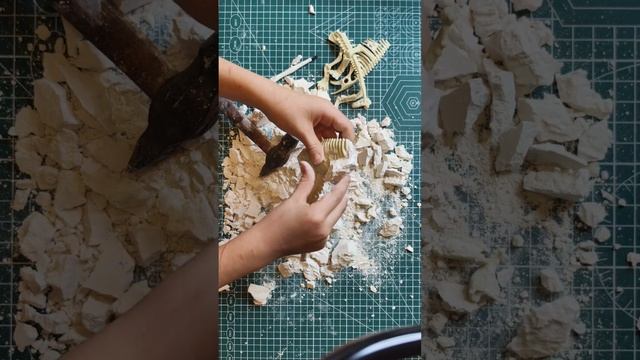 Раскопки динозавров. Археолог #своимируками #раскопки #археолог #археология #археологи #динозавры
