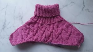 Небольшой секрет как вязать косу, чтобы полотно не стягивало, а коса была объёмной и красивой