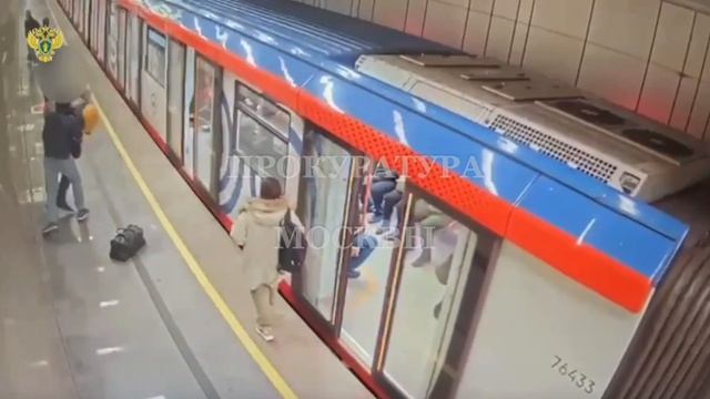 Агрессивный неадекват жестоко избил мужчину в московском метро за случайное столкновение