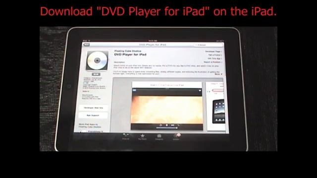 DVD Player for iPad Instructions for Installation