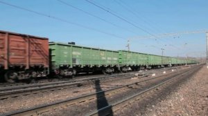 [РЖД][МЖД] Тепловоз 3ТЭ10М-К с грузовым составом