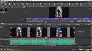 Как изменить громкость звука на любом участке видео в программе VideoPad.