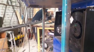 Изготовление ФЕРМ для беседки из металлопрофиля.