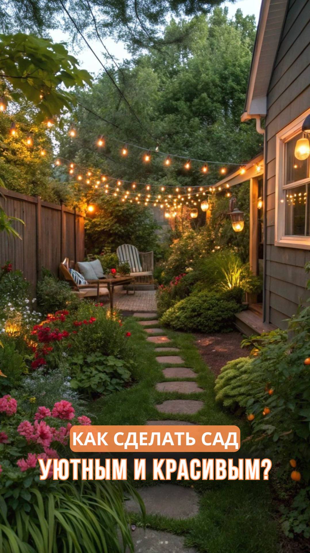 Как сделать сад уютным и красивым? смотреть онлайн
