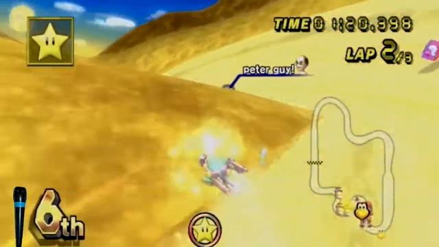 Playing as the WORST CHARACTER in Mario Kart Wii online смотреть онлайн