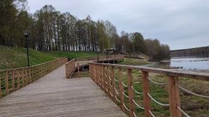 Прогулка по набережной реки Свирь в Лодейном поле