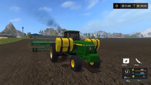 Трактор джондир / JOHN DEERE 4960 2WD TRACTOR Farming Simulator 17