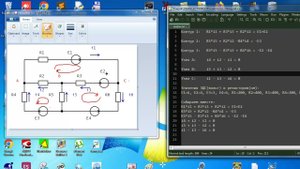 лекция 428 Решаем систему уравнений Киргофа "в лоб"