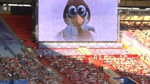 Усейн Болт команда Ямайки в эстафете 4 x 100  ЧМ по легкой атлетике Москва 18.08.13