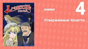 Отверженные: Козетта 4 серия (аниме-сериал, 2007)