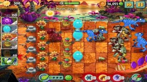 Plants vs Zombies 2: Jurassic Marsh - Day 21 Walkthrough