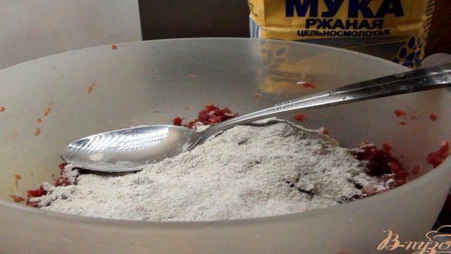 Тефтели сочные, с ржаной мукой.