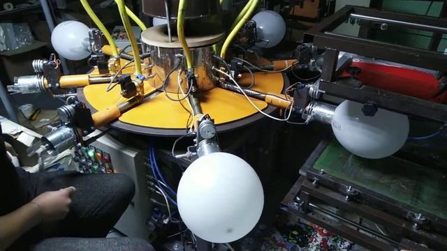 Printing balloons machines. Оборудование для печати на шарах. смотреть онлайн