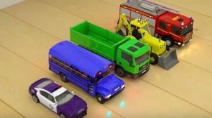 Мультики про машинки для детей, учим английский цвета, детские мультики про машинки, мультильмы - Де