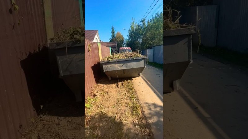 Показываю участок после корчевки, расчистки и вывоза мусора