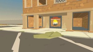 мем "маленький ребёнок украл дорожный конус в Чикен Гане