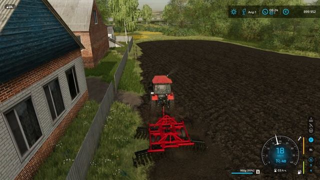FS 22   Сельхоз  войска #17    Сплошная  культивация .                карта  Краснополье