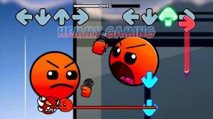 FNF Geometry Dash 2.0 vs Geometry Dash 2.3 Sings Ejected I Fire In The Hole FNF Mods