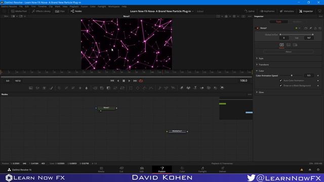 FREE Nova Plug-in for Davinci Resolve/Fusion (Free Versions) Advanced Particle Builder