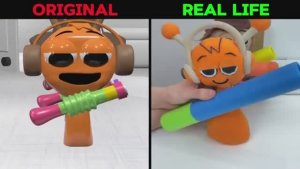 Спрунки в Реальной жизни и Мультик Спрунков Incredibox Sprunki