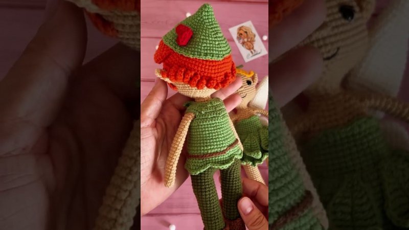 Озорной мальчишка Питер Пен #crochet #amigurumi #амигуруми #вязание #handmade #творчество