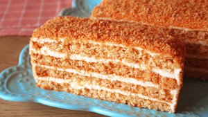 Торт медовик без раскатки коржей за 30 минут! Вкусная выпечка к чаю!