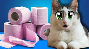 КОТЫ ПРОТИВ СТЕНЫ из БУМАГИ ЧЕЛЛЕНДЖ ! Кто победит получит приз? А ну-ка давай-ка