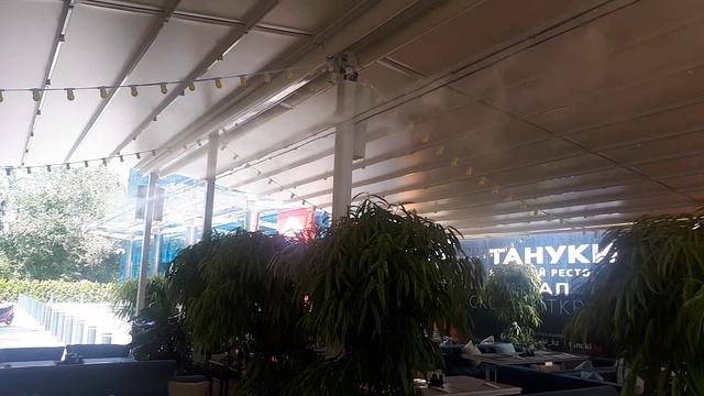 Тануки/Система туманообразования в ресторане/The fogging system in the restaurant/Tanuki